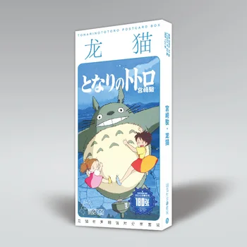 180 Tk/Set Minu Naaber Totoro Postkaart DIY Cartoon õnnitluskaardid Sõnum Kaardi Jõulude ja Uue Aasta kingitused 156974