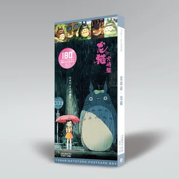 180 Tk/Set Minu Naaber Totoro Postkaart DIY Cartoon õnnitluskaardid Sõnum Kaardi Jõulude ja Uue Aasta kingitused