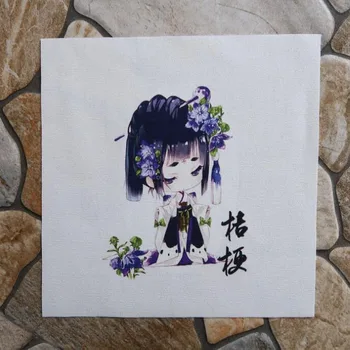 18cm*18cm -8pcs Flower Girl Jaapani Stiilis Puuvillane Riie Õmblusmasinad Kodu kaunistamiseks,Padi DIY digitaaltrükk Riie D20