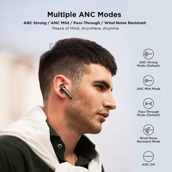 1MORE Comfobuds Pro ANC TWS Aktiivne Müra Tühistamise 5.0 Bluetooth Juhtmeta Kõrvaklapid QuietMax 13.4 mm Dünaamiline Bass AAC EarBuds