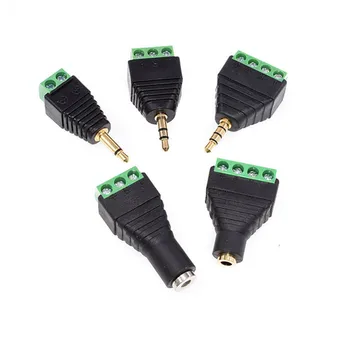 1TK 3.5 Jack Connector, Stereo Adapter 3.5 mm Audio Mono Kanal Pistik kruviklemm Audio Mono Kanal Pistik 27908