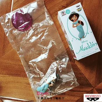 1TK 7cm Tõeline WCF klaasid tehase Aladdin magic lamp Printsess Jasmine Jia Fang mänguasi, ornament, käsitsi valmistatud mudel kook teenetemärgi