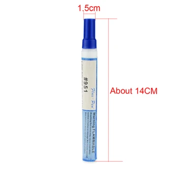 1TK 951 Jootmise Flux Pen Väike-tahke aine Puhastus-tasuta Keevitus Pen DIY Päikesepaneelide PCB 10ml Võimsuse Nr-puhas Kampol