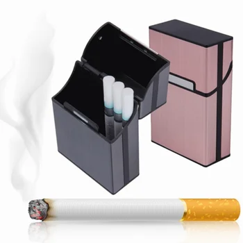 1TK Candy Värvi portsigar Mood Alumiinium 20 TK Sigaretid Võimsus Sigaretid Juhul Magnetilise Luku Tubaka-Box