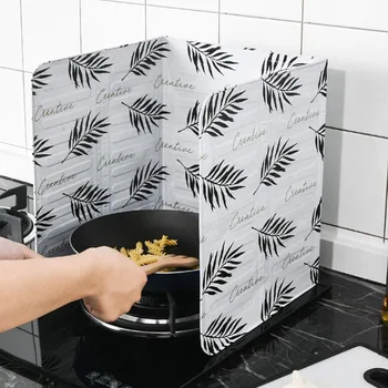 1TK Köök Vidinaid Õli Plartsutama Ekraanid Alumiiniumfoolium Plaat gaasipliit Splash Proof Plaat Kodus Köögis Toiduvalmistamis Vidin