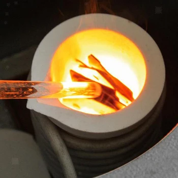 1kg Kvarts-Ränidioksiidi Sulamine Tiigel Pott Valge Kvarts-Ränidioksiidi Metall, Kuld, Hõbe Messing Vask Casting DIY Metalli Sulatamine Vahendid