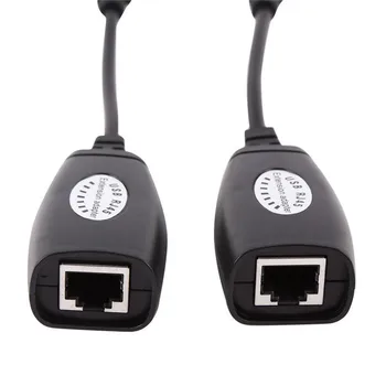 1set Ethernet Extender USB Pikendus RJ45 Cat5e/6 Kaabel LAN Adapter Üle Repeater Komplekt