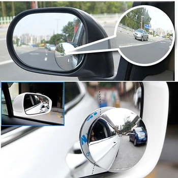 1tk/2tk Auto 360 Kraadi Framless Blind Spot lainurk Peegel Kumer Peegel Väike Ring Pool Blindspot Parkimine Rearview Mirror 92880