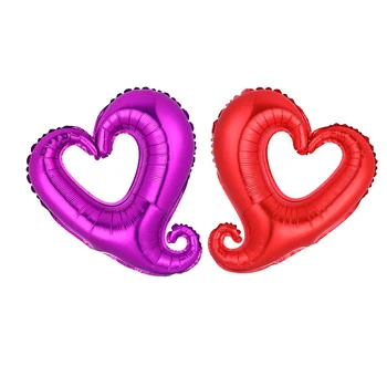 1tk 30 tolline südame alumiinium õhupallid jaoks abielu ettepaneku pulmad Valentine ' s Day aastapäeva sünnipäeva teenetemärgi 130950