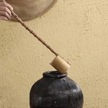 1tk Bambusest Veini Serveerimine Lusikas Kodus Vee Kulp Praktiline Vee Teenindavad Kühvel