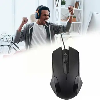 1tk Ergonoomiline USB Wired Gaming Mouse 3 Võtmed LED-Opto-Elektroonilisel PC Gamer Arvuti Tarvikud Sülearvuti Hiired Gamer Professio A6E8
