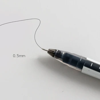 1tk Loominguline Geeli Pliiats Suure jõudlusega 0,5 mm Musta Tindiga Kirjutada Allkirja Pliiatsid Office Student Kirjatarvete