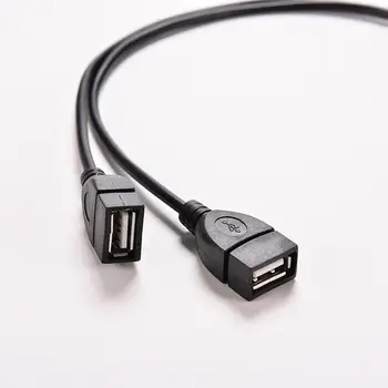 1tk Must-USB 2.0 pikenduskaabel A-1 Emane 2 Dual USB-Mees Andmed Hub Power Adapter Y Splitter Laadimine USB Juhe, toitejuhe 145226