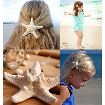1tk Naiste Tüdrukud, Magus Kena Meritäht Beach Sea Star klambri külge Juuksed Clip Xmas Kingitus Juuksed Cliphair Sõrmed Ja Klambrid Karvad, Küünised