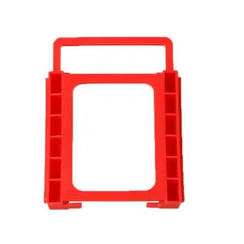 1tk Punane 2,5 Kuni 3,5-Tolline Tahke Kõvaketta Seisma SSD Tugi Omanik, Metallist kinnitus Adapter Bracket For PC Kõvaketta Ruum