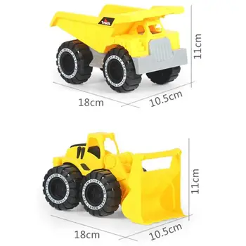 1tk Simulatsiooni Inerts Inseneri Auto Mänguasi Lastele Mängivad Traktori Mudel Klassikaline Mänguasi Beach Auto Kingitused Ekskavaator Liiva Lapsed W0M9