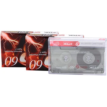 1tk Standard Kasseti Tühja kasseti-Mängija Tühi 60 Minutit Magnet Heli lindistus Kõne-Muusika Salvestamine