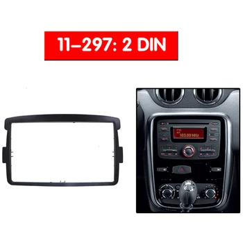 2 DIN Auto Raam, Paneel Sidekirmega jaoks Renault Duster 2012+ Adapter CD-Trim Panel Stereo Liides Raadio Kriips Mount Kit