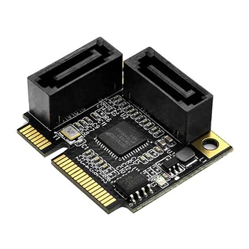 2 Porti Mini PCI-E PCI-Express SATA Converter 3.0 kõvaketas Laiendamise Kaart, SATA Kaabel PC Arvuti 160266