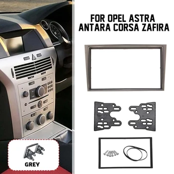2 Topelt-Din Raadio Stereo Paneel Sidekirmega Kriips Komplekt Paigaldus Liistude Komplekt Opel Astra Antara Corsa Zafira