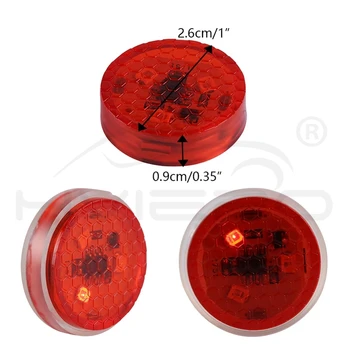 2 Töö Auto Ukse Hoiatus Valgusega 5 LED-Ukse Avamise Lambi Punane Värv Ohutult Flash Light Kit Traadita Anti-collid Ohutult Ennetamine