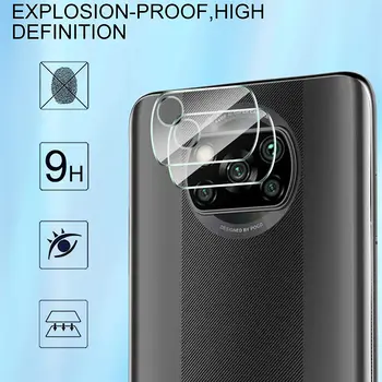 2-in-1 Kaamera +Karastatud Klaas Xiaomi Poco X3 NFC/X3 Screen Protector Glass Kohta Xiaomi Pocophone F2 M2 Pro kaitsva Klaasi