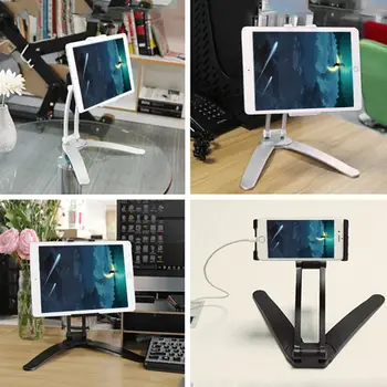2-in-1 Tablett Telefoni Omanik Flodable Countertop Desktop Köök Mount Seista Alla-Kapp Paigaldus Baasi Seina iphone
