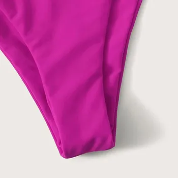 2-osaline Komplekt, Naiste Sexy Bikini Lühikesed Varrukad Vabaaja Armas Ujumistrikoo Brasiilia Supelrõivad Bowknot Beachwear Stroje Kapielowe Damskie