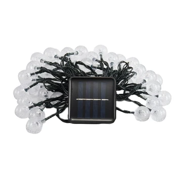 20/30/50 LED-Crystal Ball LED Solar Lamp LED String Haldjas Tuled Päikese Vanikud Aed Jõulud Decor Väljas