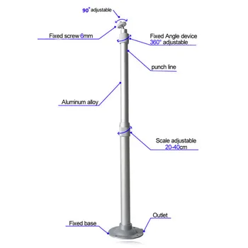 20-40cm Universaalne Projektori Riidepuu Hoidja Projektoriga Seina Toetada laeklamber Alumiinium Pööratav Projektsioon Mount Tarvikud
