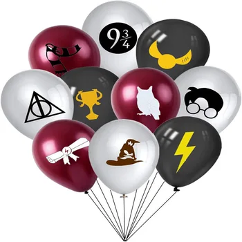 20 tk/set Harried Potter Õhupalli Komplekt Magic isikute tegevusest, Mänguasjad 12 tolline Latex Balloon Laste Sünnipäeva Teenetemärgi