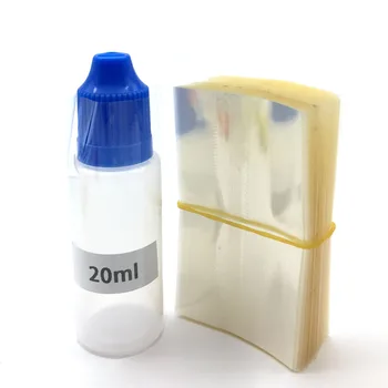 200pcs/PVC palju Shrink Wrap Film 20 ml PE/PET-Plastist Pudel silmatilgad Pudelid Heat Shrink Film Kahaneb, Tihend