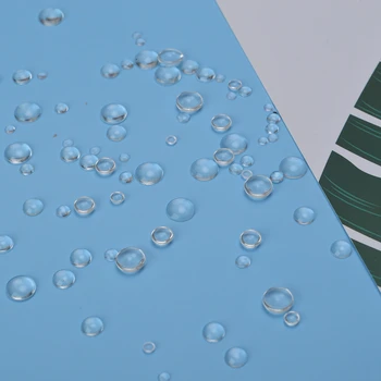 200pcs Simulatsiooni dewdrop waterdrop Rant Kaardi Tegemise Decor Läbipaistev Flatback Klaas Pool Kera Palli kivi ümber Rant Waterdrop