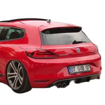 -2016 - 2017 mudelid sobivad Volkswagen scirocco tagumine kaitseraud difuusor poeg rocco juhul snap tagasi, saba. Plastikust täielikult ühilduv