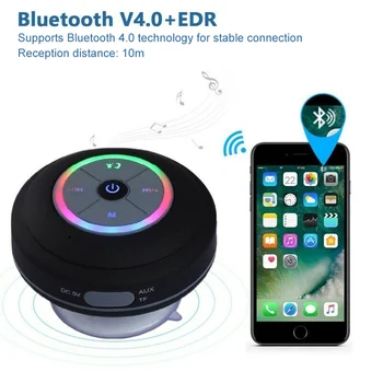 2020 Lahe Dušš Kõlar Juhtmevaba Kaasaskantav Bluetooth Kõlar Veekindel Bluetooth Dušš Kõlariga Käed-Vaba Auto Kaasaskantav Kõlar