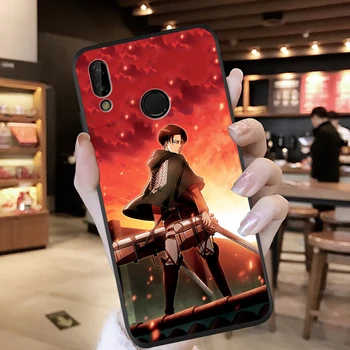 2020. aasta Anime Rünnak Titan Levi Ackerman Jaoks Huawei P30 P40 20 10 P8 Lite 2017 Mate 30 20 10 Lite Pro telefoni juhul pehmest silikoonist