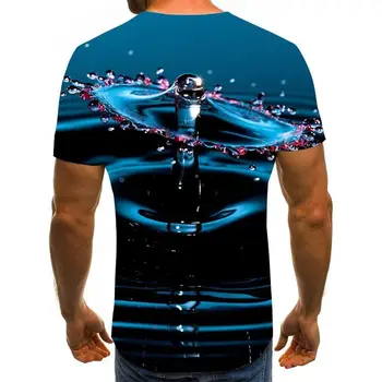 2020. aasta Uus Mees 3d Tshirts Print T Cartoon Särgid Meeste Suve vee tilk Tops Mehed Tees Vabaaja Streetwear 6XL