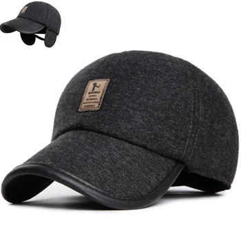 2020. aasta uus sügis ja talv meeste baseball caps soe müts, mille kõrva paks talve müts Naiste müts Mood kõik-mängu müts meestele 111410