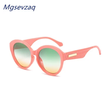 2020. aastal Uus Ring Kaadri luksus vintage Päikeseprillid naistele roheline roosa prillid klassikaline Trend Moe uue Brändi tooni UV400 19822