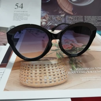 2020. aastal Uus Ring Kaadri luksus vintage Päikeseprillid naistele roheline roosa prillid klassikaline Trend Moe uue Brändi tooni UV400