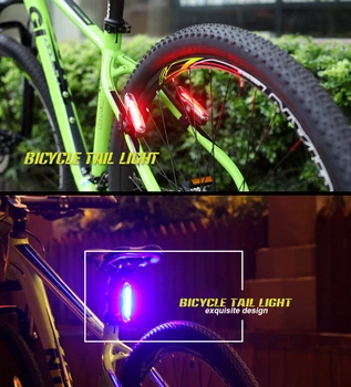 2021 Bike Kerge Bike Jalgratta Tagumine Taillight Mtb Jalgrattasõit USB-Laadimine Veekindel LED-Lamp Kiiver Lamp Mägi Jalgratta Tarvikud 142061