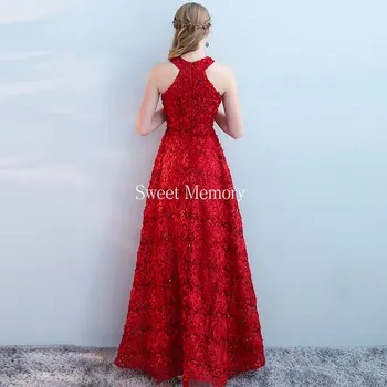 2021 Custom Made Punane Khaki Päitsed Pikk Õhtu Kleidid Naistele Ametliku Kleit Magus Mälu Tüdrukud Põranda Pikkus Pulmapidu Kleit