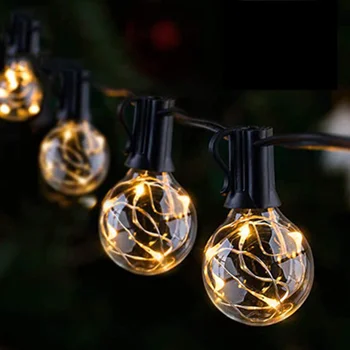 2021 G40 String Led Tuled 7.5 M 25PCS Vintage LED Pirn Veekindel Väljas Vanik Stringe Koduses Pulmad Decor Jõulud