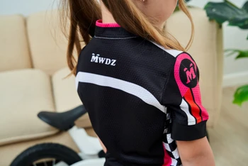 2021 Laste Tasakaalu Bike Jalgrattasõit Riided Lühikesed Varrukad Jalgrattasõit Jersey Komplekt Lapsele Suvel Sport Tüdruk Jalgratta Riided