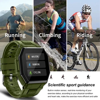 2021 Luksus Sõjalise spordi Smart Watch Mehed Full screen touch -, vererõhu -, Südame löögisageduse monitor Bluetooth kõne smartwatch Meeste