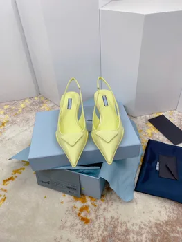 2021 Luksus sussid daamid kõrge kontsaga sandaalid kõrged kontsad, pikad suvised vabaaja office daamid kõnniteed sussid naiste kingad