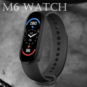2021 M6 Smart Vaadata Meeste ja Naiste Südame Löögisageduse Monitor vererõhu Fitness Tracker Smartwatch Sport Käevõru Kella Xiaomi iOS