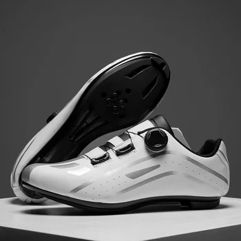 2021 Maantee rattasõidu jalatsid Sneaker valge Professionaalne Self-locking Hingav rattaralli