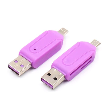 2021 Micro-USB/SD/TF/USB 2 In 1 OTG Kvaliteetne Metal Shell Hallitus-Kaardi Lugeja-Adapter Android Telefon, Tahvelarvuti Xiaomi Huawei