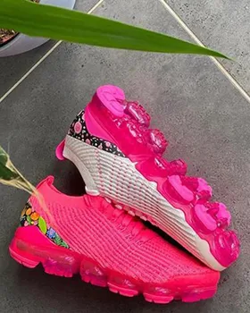 2021 Naiste Tossud Suvel Väljas Spordijalatsid Mitmevärviline Vaba Aja Veetmise Mugav Pits Up Pluss Suurus Zapatos De Mujer Vabaaja Jalatsid